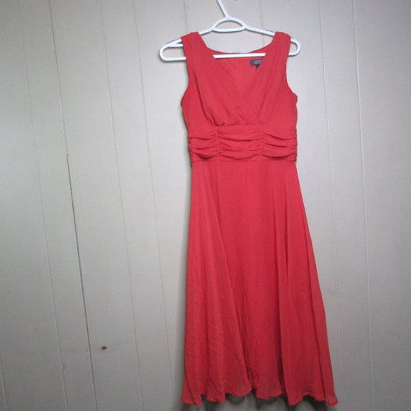 Dress Barn Collection Dress 6 Sleeveless Burnt Orange - Picture 1 of 13